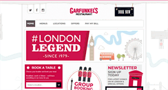 Desktop Screenshot of garfunkels.co.uk